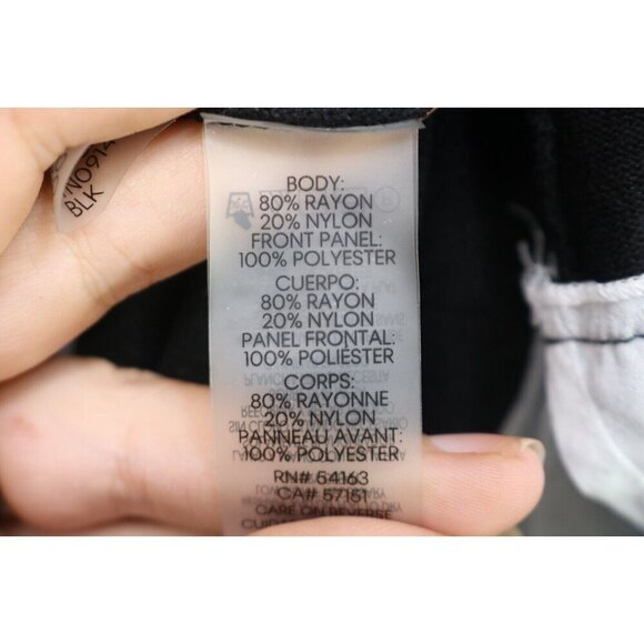 Calvin Klein Black Long Sleeve Sweater-Size XL-Studded - Picture 7 of 10